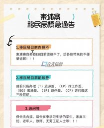 最新移民局紧急通知 暂时停办商务签证EB 可以了另行通知